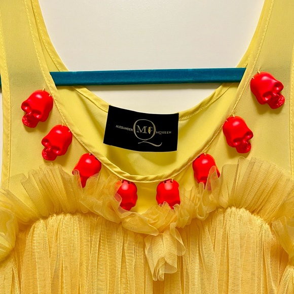 Alexander McQueen McQ Tulle Skull 💀 Top - Picture 3 of 9